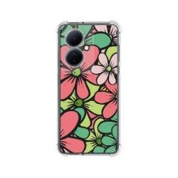 Funda Silicona Antigolpes para Vivo V29 Lite 5G diseño Flores 02 Dibujos