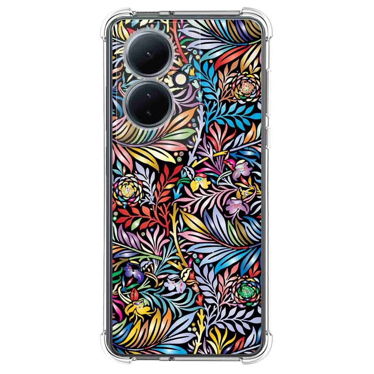 Funda Silicona Antigolpes para Vivo V29 Lite 5G diseño Flores 04 Dibujos