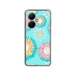 Funda Silicona Antigolpes para Vivo V29 Lite 5G diseño Flores 05 Dibujos