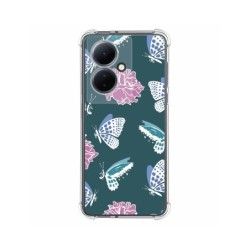 Funda Silicona Antigolpes para Vivo V29 Lite 5G diseño Flores 10 Dibujos