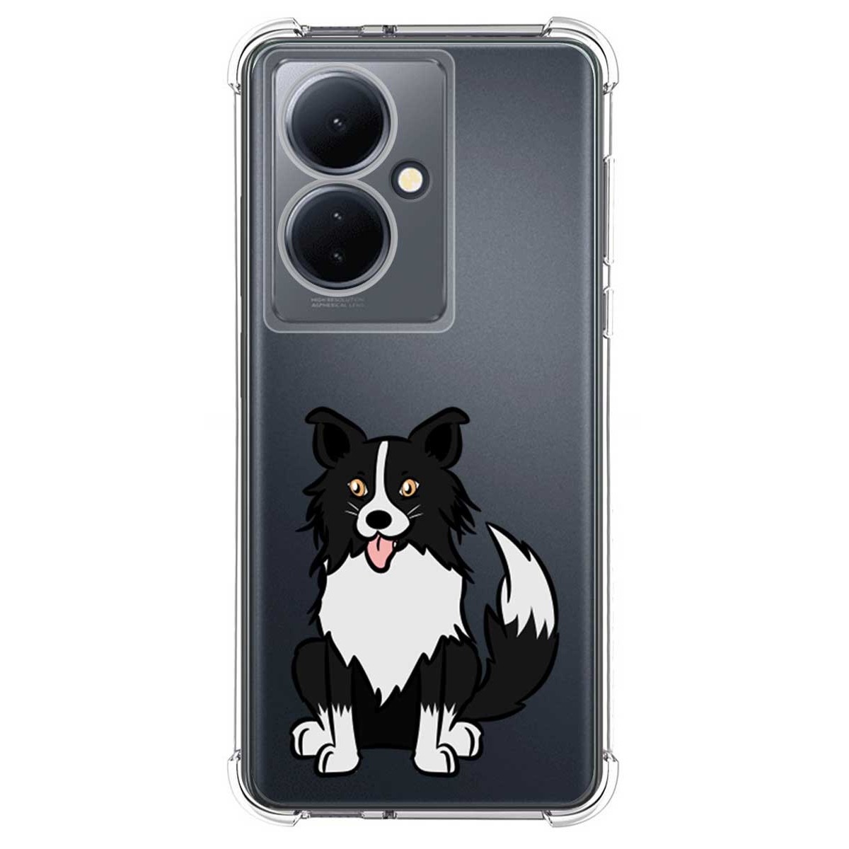Funda Silicona Antigolpes para Vivo V29 Lite 5G diseño Perros 01 Dibujos