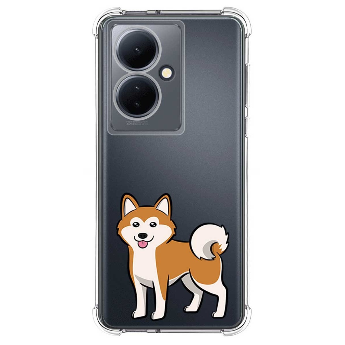 Funda Silicona Antigolpes para Vivo V29 Lite 5G diseño Perros 02 Dibujos
