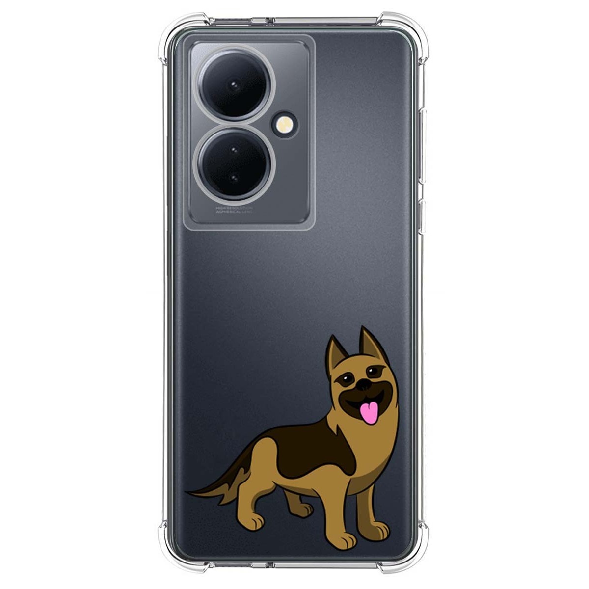 Funda Silicona Antigolpes para Vivo V29 Lite 5G diseño Perros 03 Dibujos