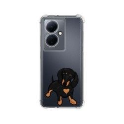 Funda Silicona Antigolpes para Vivo V29 Lite 5G diseño Perros 04 Dibujos
