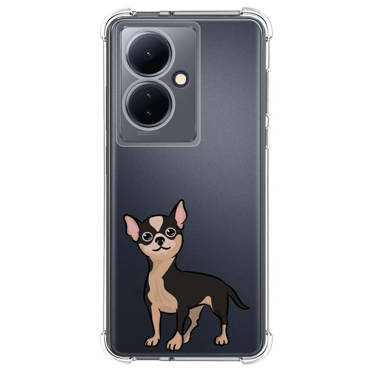 Funda Silicona Antigolpes para Vivo V29 Lite 5G diseño Perros 05 Dibujos