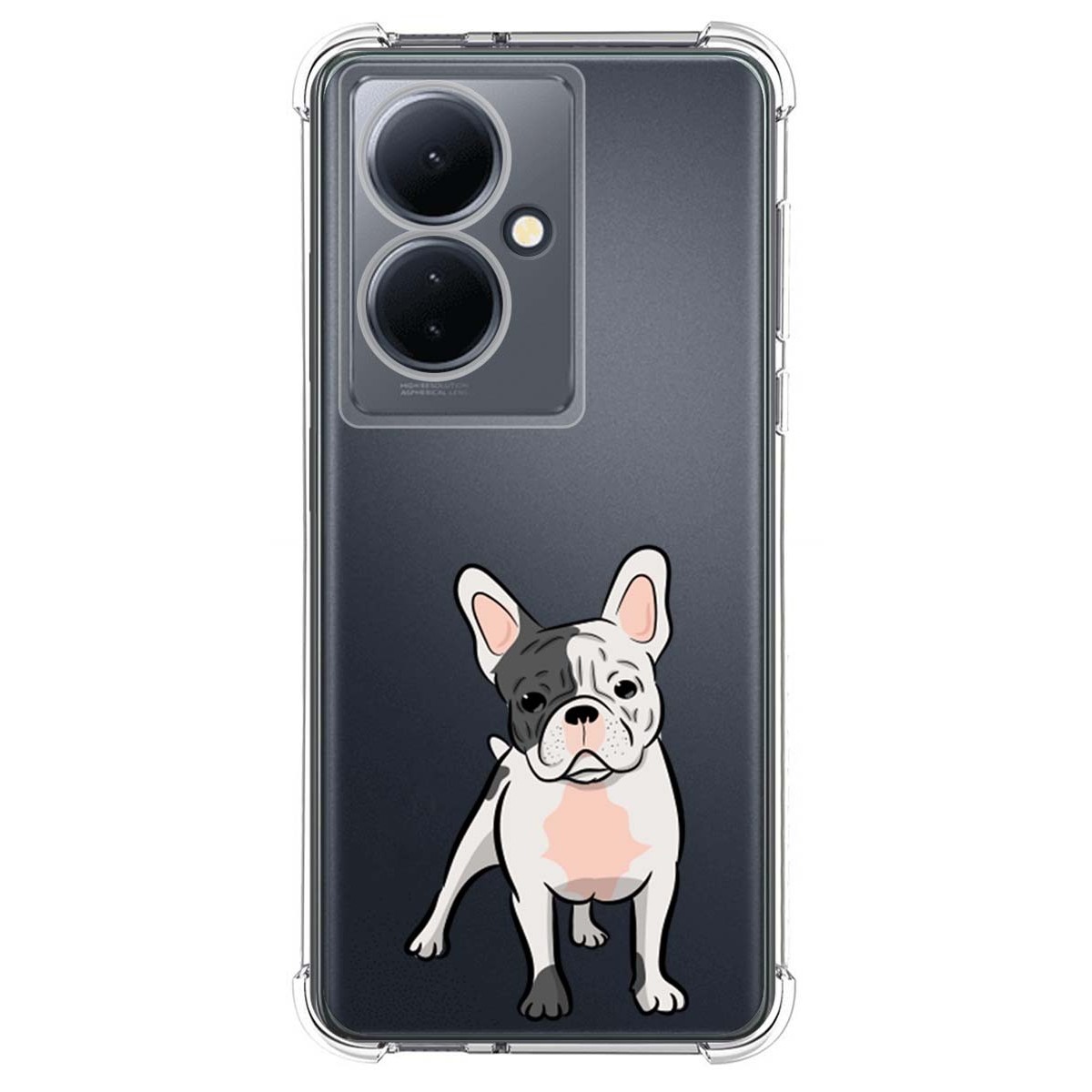 Funda Silicona Antigolpes para Vivo V29 Lite 5G diseño Perros 06 Dibujos