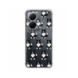 Funda Silicona Antigolpes para Vivo V29 Lite 5G diseño Perros 07 Dibujos