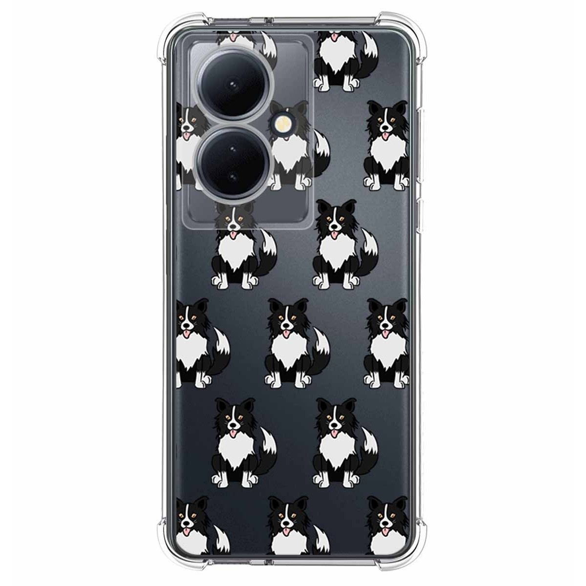 Funda Silicona Antigolpes para Vivo V29 Lite 5G diseño Perros 07 Dibujos