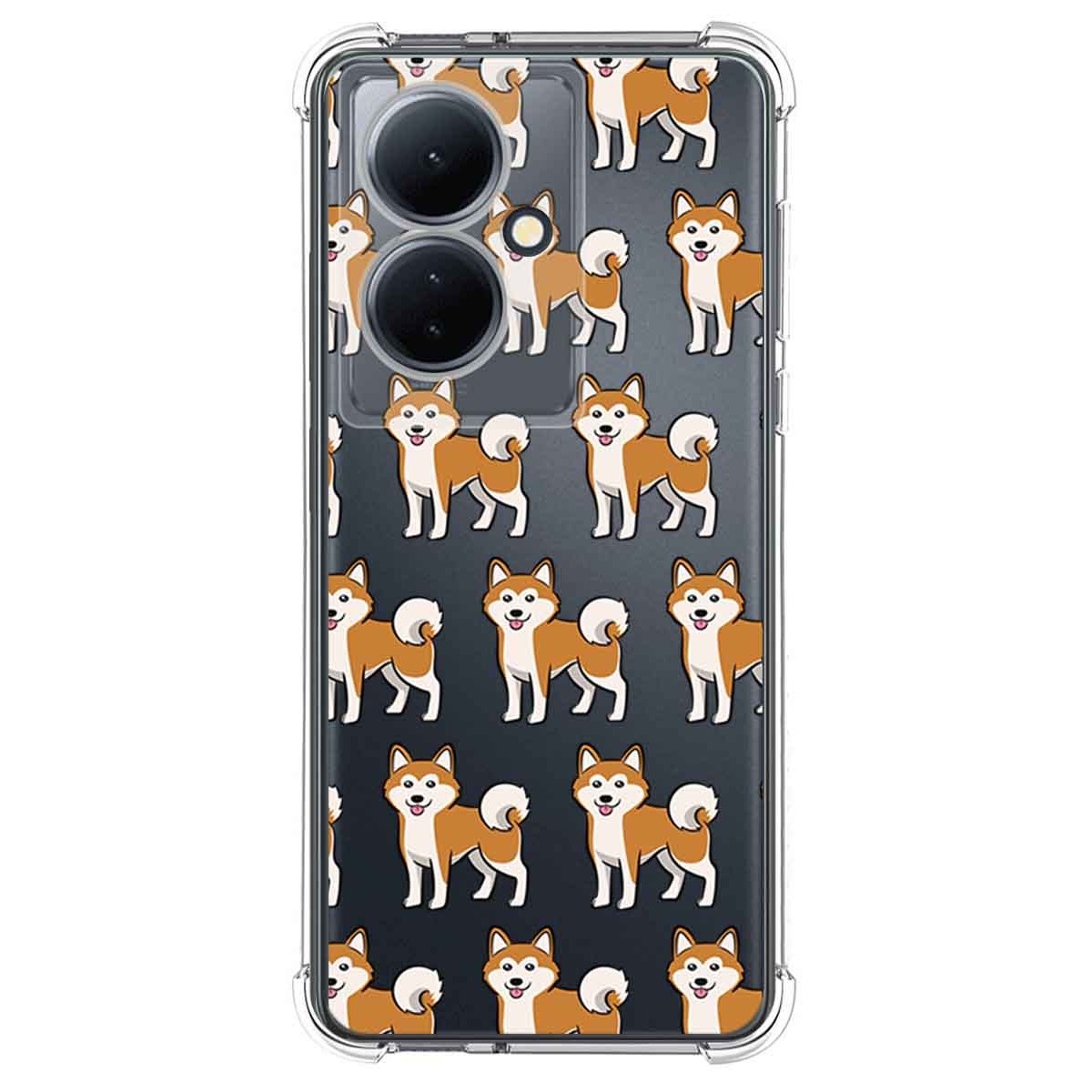 Funda Silicona Antigolpes para Vivo V29 Lite 5G diseño Perros 08 Dibujos
