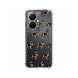 Funda Silicona Antigolpes para Vivo V29 Lite 5G diseño Perros 09 Dibujos