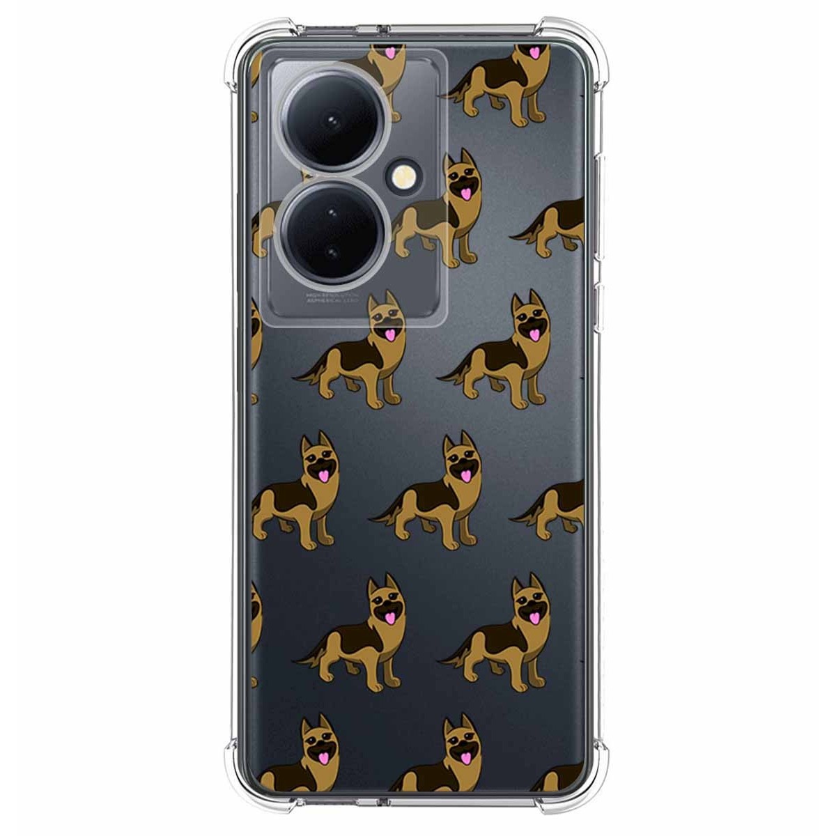 Funda Silicona Antigolpes para Vivo V29 Lite 5G diseño Perros 09 Dibujos