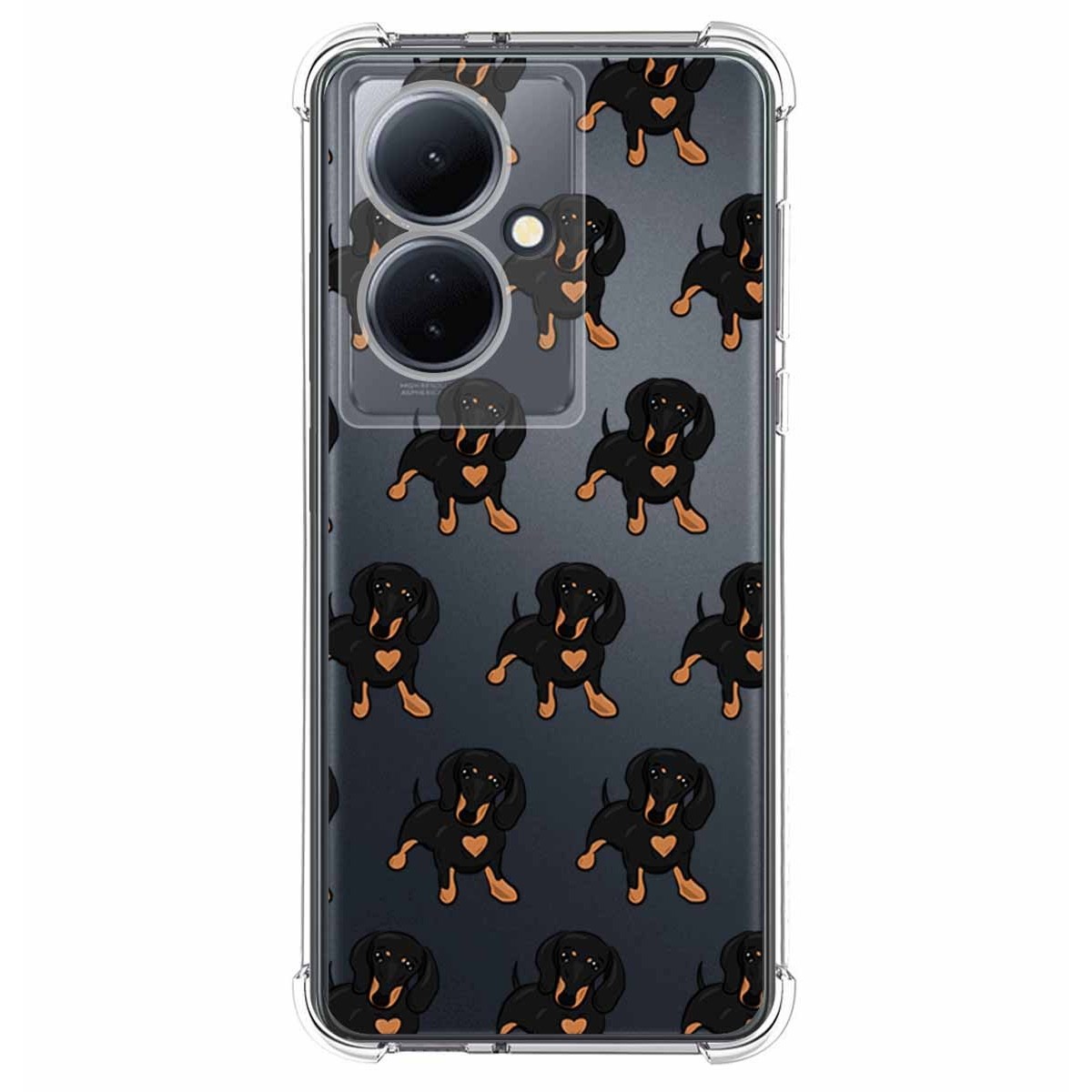 Funda Silicona Antigolpes para Vivo V29 Lite 5G diseño Perros 10 Dibujos