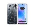 Funda Silicona Transparente para Blackview A85 diseño Araña Dibujos