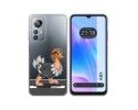 Funda Silicona Transparente para Blackview A85 diseño Avestruz Dibujos