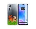 Funda Silicona Transparente para Blackview A85 diseño Tigre Dibujos