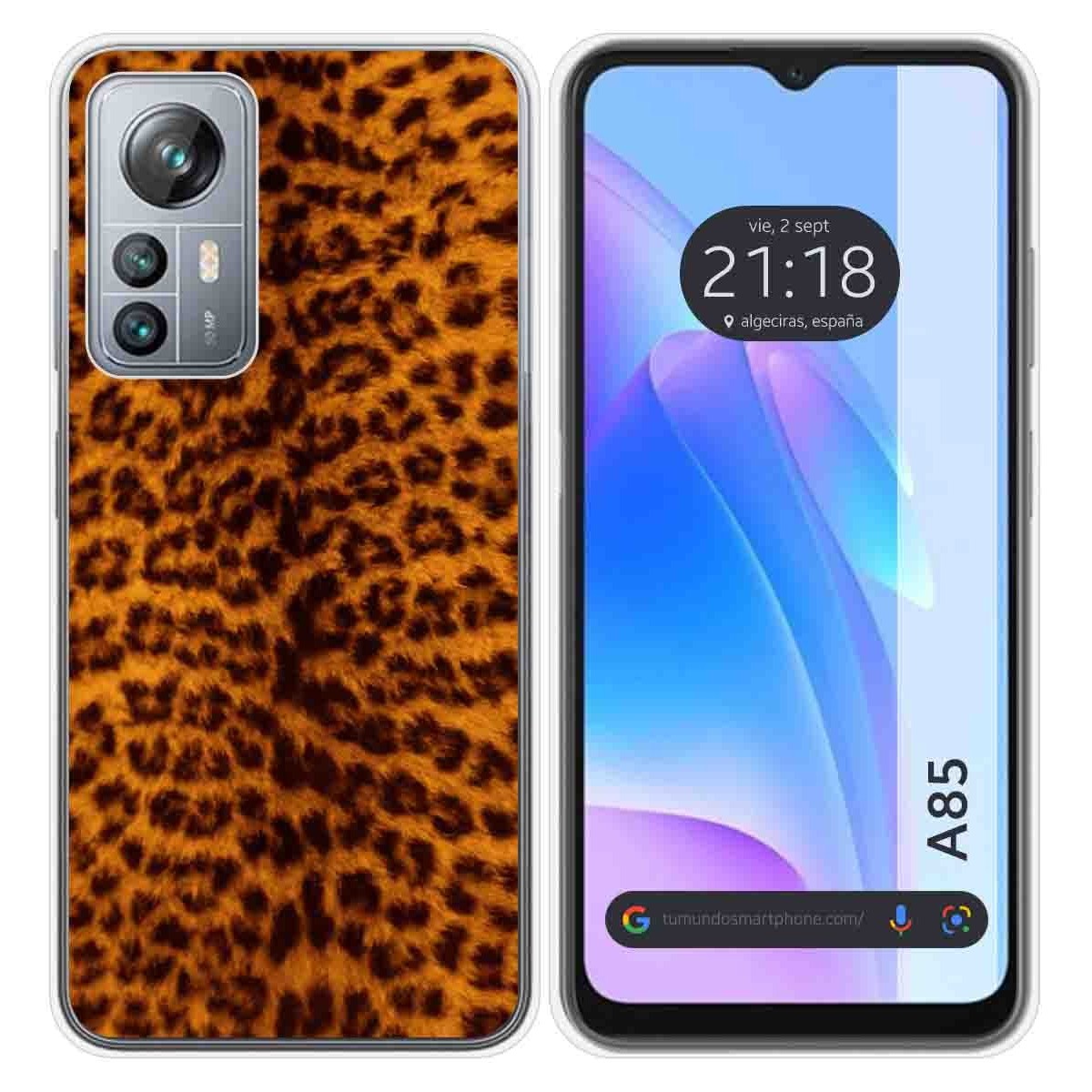 Funda Silicona para Blackview A85 diseño Animal 03 Dibujos