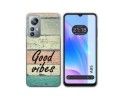 Funda Silicona para Blackview A85 diseño Madera 01 Dibujos