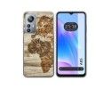 Funda Silicona para Blackview A85 diseño Madera 07 Dibujos