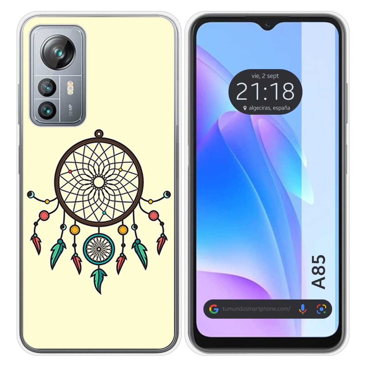 Funda Silicona para Blackview A85 diseño Atrapasueños Dibujos