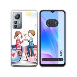 Funda Silicona para Blackview A85 diseño Café Dibujos