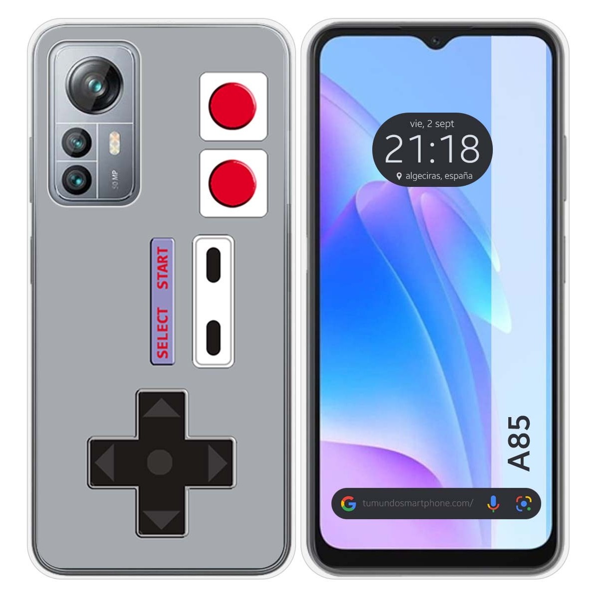 Funda Silicona para Blackview A85 diseño Consola Dibujos