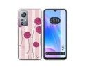Funda Silicona para Blackview A85 diseño Flores Vintage Dibujos