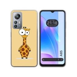 Funda Silicona para Blackview A85 diseño Jirafa Dibujos