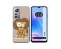 Funda Silicona para Blackview A85 diseño Leon Dibujos