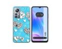 Funda Silicona para Blackview A85 diseño Mariposas Dibujos