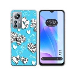 Funda Silicona para Blackview A85 diseño Mariposas Dibujos