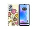 Funda Silicona para Blackview A85 diseño Primavera En Flor Dibujos