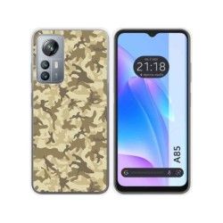 Funda Silicona para Blackview A85 diseño Sand Camuflaje Dibujos