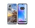 Funda Silicona para Blackview A85 diseño Sunset Dibujos