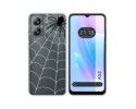 Funda Silicona Transparente para Blackview A52 diseño Araña Dibujos