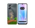 Funda Silicona Transparente para Blackview A52 diseño Mono Dibujos