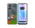 Funda Silicona Transparente para Blackview A52 diseño Panda Dibujos
