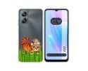 Funda Silicona Transparente para Blackview A52 diseño Tigre Dibujos