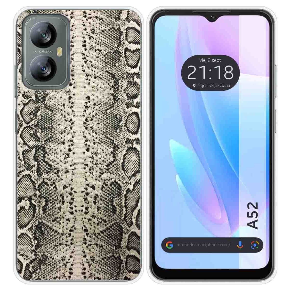 Funda Silicona para Blackview A52 diseño Animal 01 Dibujos