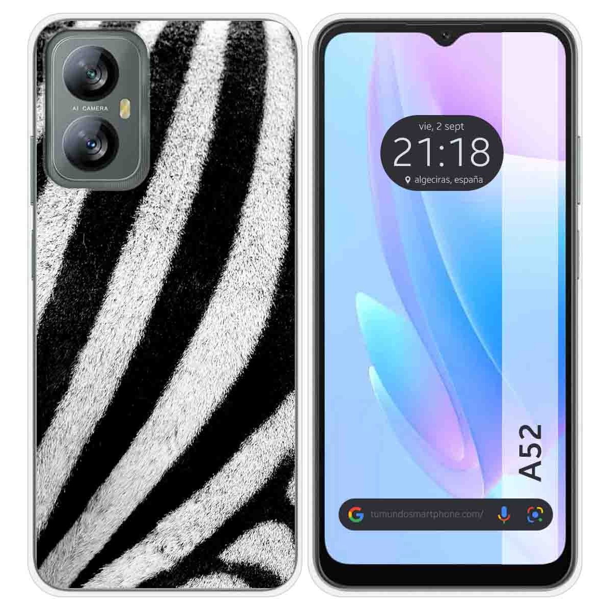Funda Silicona para Blackview A52 diseño Animal 02 Dibujos