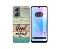 Funda Silicona para Blackview A52 diseño Madera 01 Dibujos