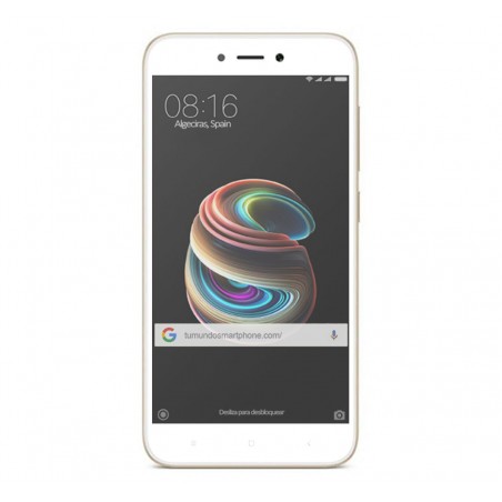 Protector Cristal Templado Completo Full Glue Blanco para Xiaomi Redmi 5A 5" Vidrio