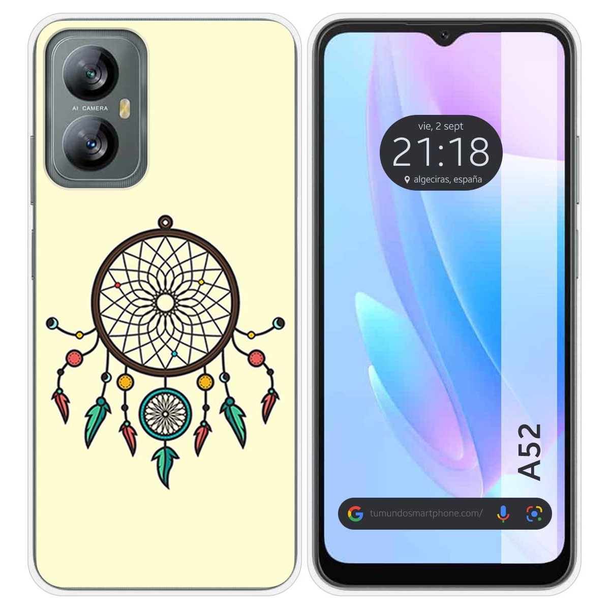 Funda Silicona para Blackview A52 diseño Atrapasueños Dibujos
