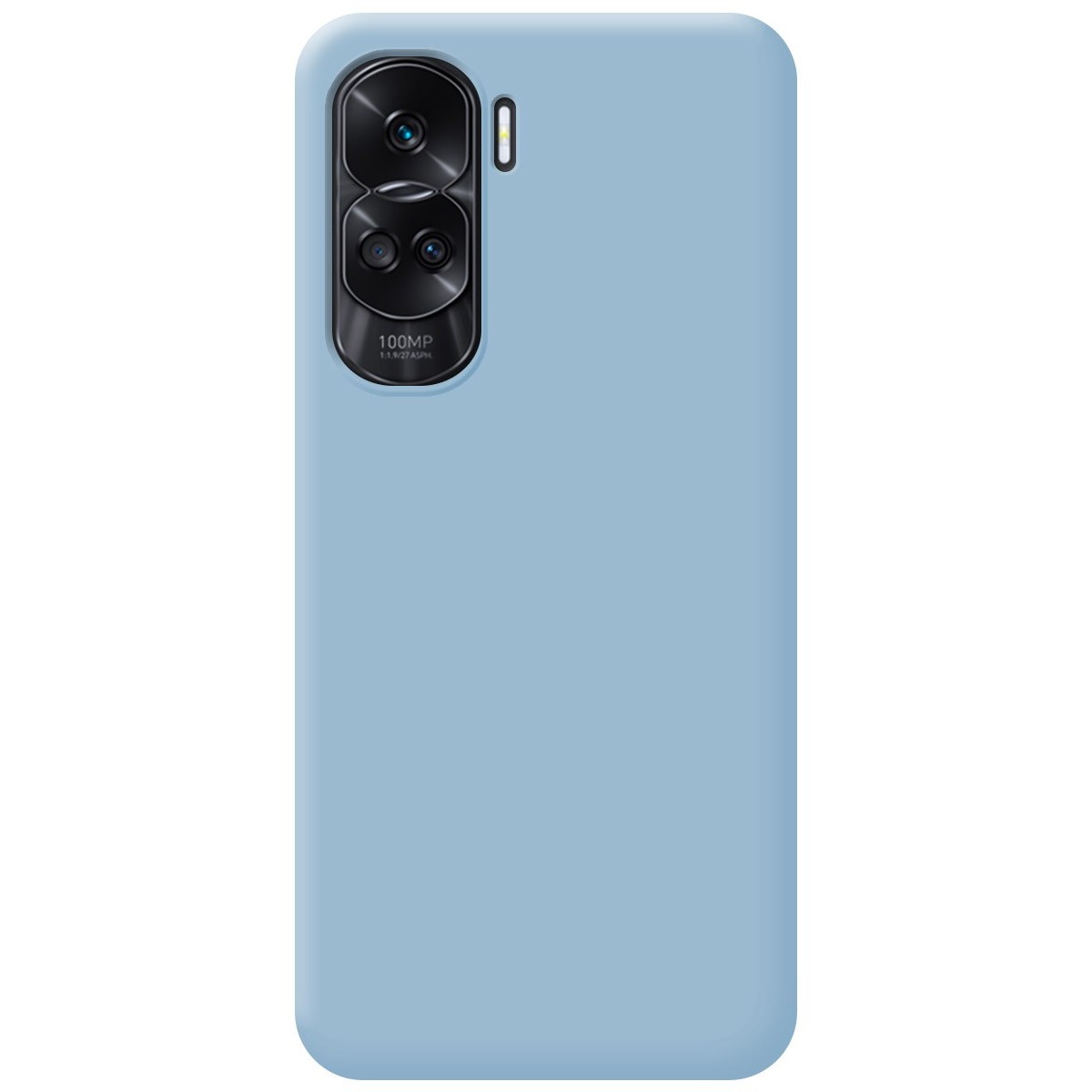 Funda Silicona Líquida Ultra Suave compatible con Huawei Honor 90 lite 5G color Azul