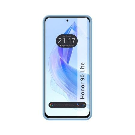 Funda Silicona Líquida Ultra Suave compatible con Huawei Honor 90 lite 5G color Azul