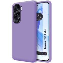 Funda Silicona Líquida Ultra Suave compatible con Huawei Honor 90 lite 5G color Morada