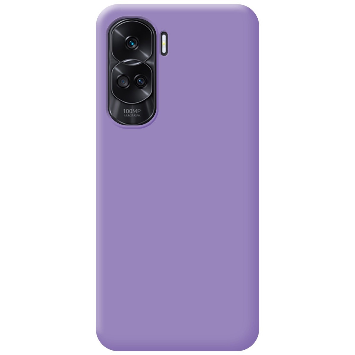Funda Silicona Líquida Ultra Suave compatible con Huawei Honor 90 lite 5G color Morada