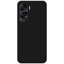 Funda Silicona Líquida Ultra Suave compatible con Huawei Honor 90 lite 5G color Negra 2