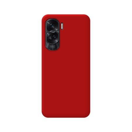 Funda Silicona Líquida Ultra Suave compatible con Huawei Honor 90 lite 5G color Roja