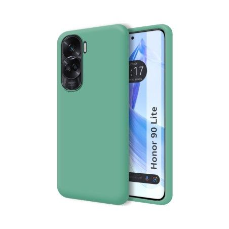Funda Silicona Líquida Ultra Suave compatible con Huawei Honor 90 lite 5G color Verde