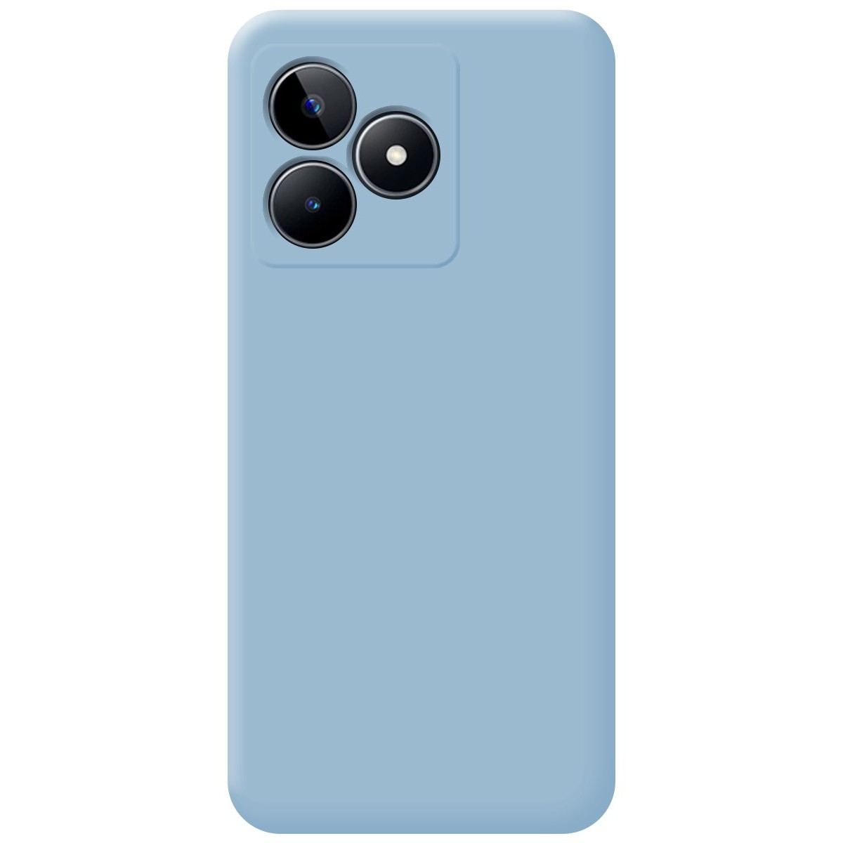 Funda Silicona Líquida Ultra Suave para Realme C53 color Azul
